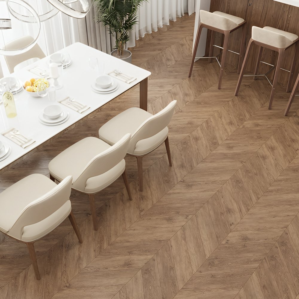Ламинат ПВХ Alpine Floor Гевуина Chevron LVT ECO 20-10***