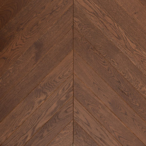 Паркет Елка Французская Lab Arte Chevron Дуб Селект Табак лак 400/328х125х14/3/60° в интерьере