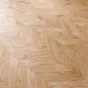 Паркет Елка Французская Lab Arte Chevron Дуб Натур 1015 лак 600/490х110х14/3/45° в интерьере