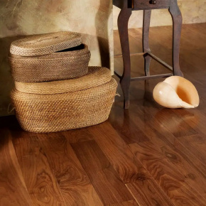 Паркетная доска COSWICK Натуральный (1372-1201-30) Шелковое масло 2,26 м2 в интерьере