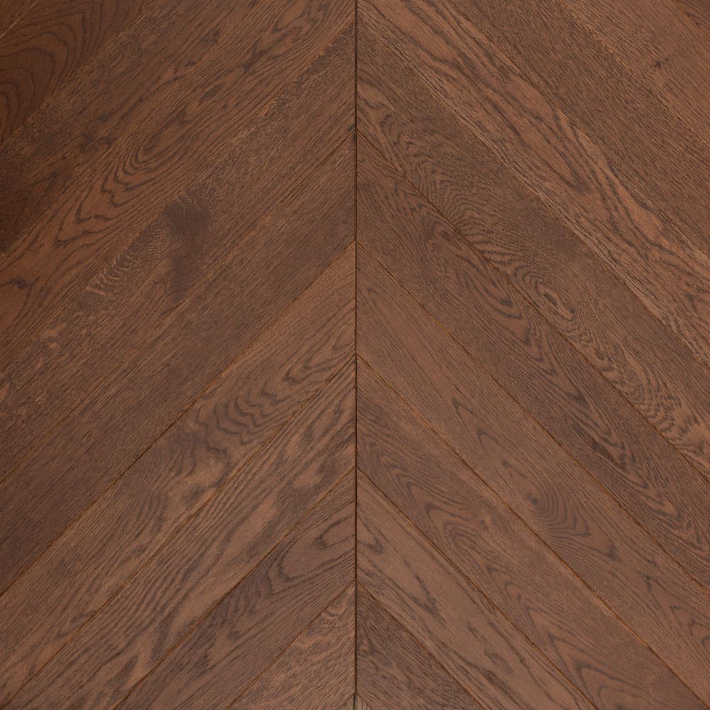 Паркет Елка Французская Lab Arte Chevron Дуб Натур Табак лак 600/490х110х14/3/45°