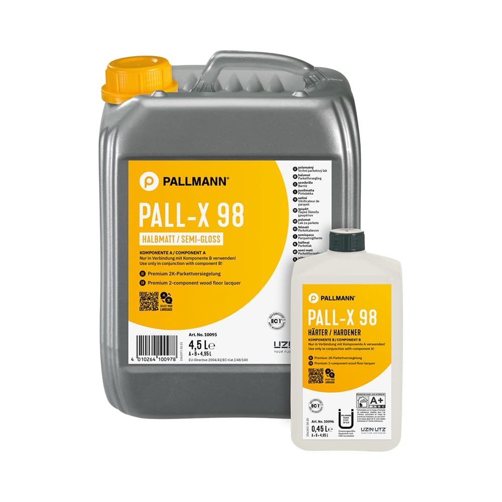 Pallmann PALL-X 98 GOLD 2-К водно-дисперсионный лак полуматовый 4,95л ТЕРМОРЕЖИМ